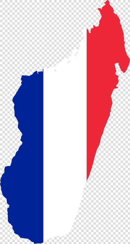 Flag Map Of French Madagascar   French And Madagascar Flag  HD Png DownloadTransparent PNG