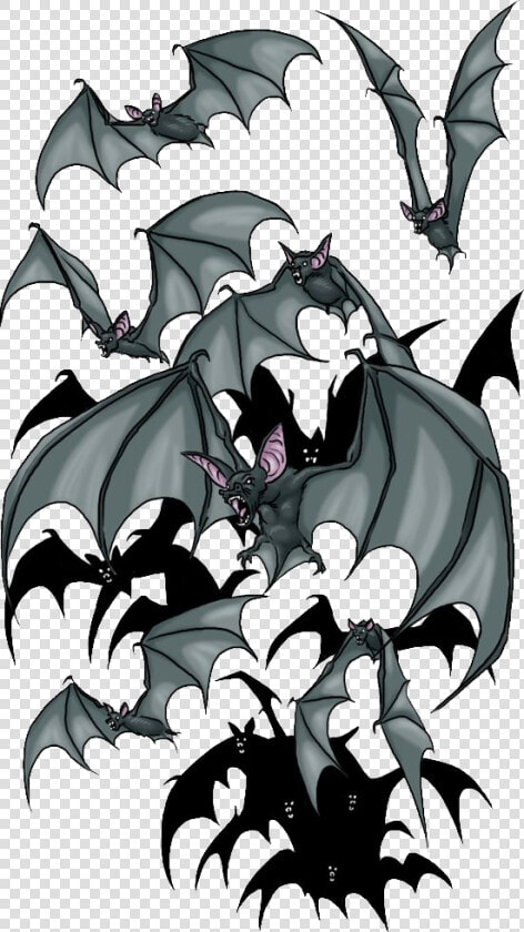 D amp d 5e Swarm Of Bats   Png Download   Swarm Of Bats 5e  Transparent PngTransparent PNG