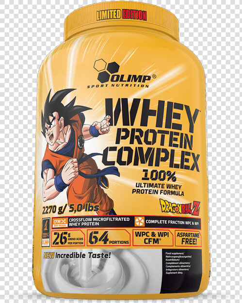 Olimp Whey Protein Complex 2270g Dragon Ball Z Title   Olimp Whey Protein Complex Dragon Ball  HD Png DownloadTransparent PNG