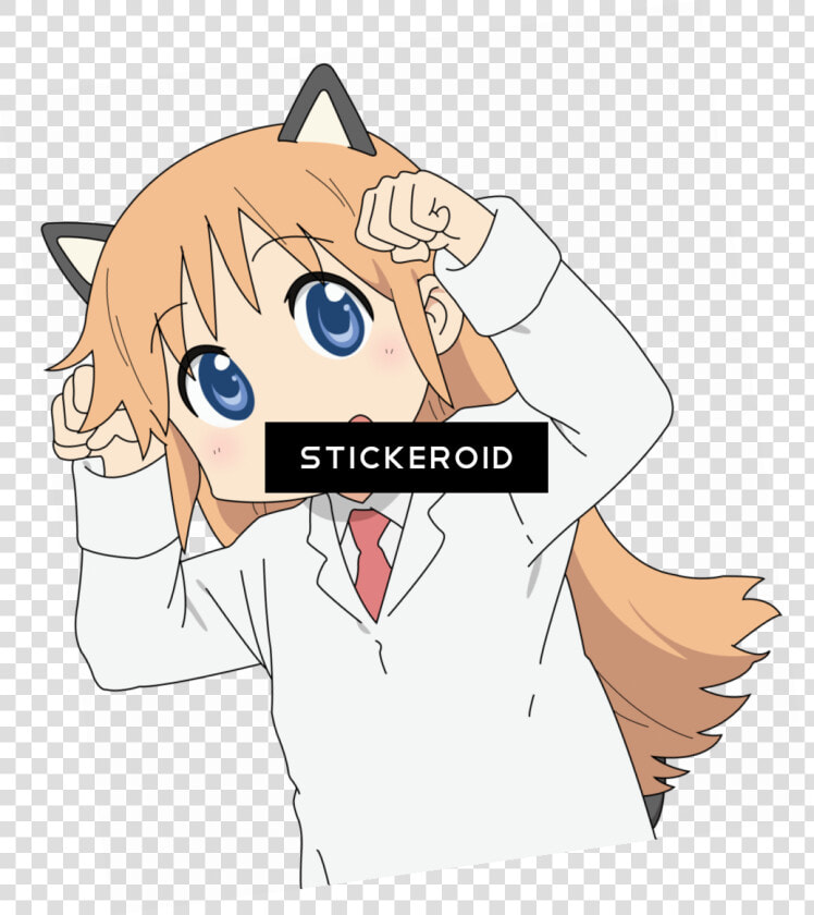 Nichijou Anime Cartoons   Nichijou Hakase  HD Png DownloadTransparent PNG