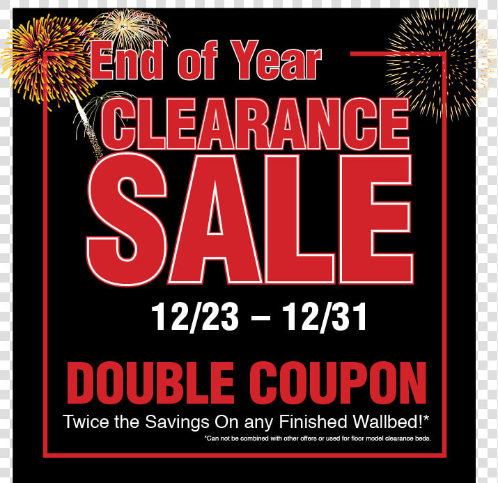 2017 End Of Year Wallbeds Clearance Sale   Fireworks Vector Free  HD Png DownloadTransparent PNG