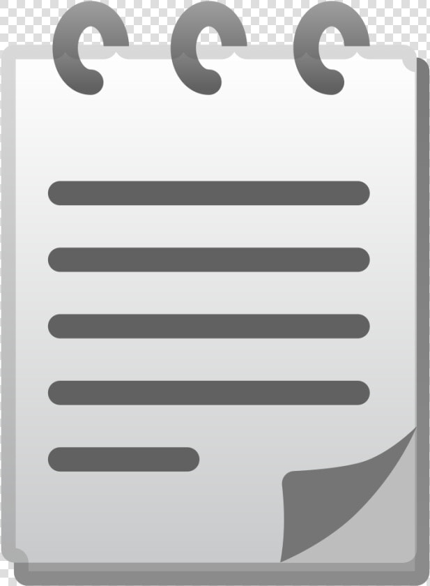 Spiral Notepad Icon   Notepad Grey Icon Png  Transparent PngTransparent PNG