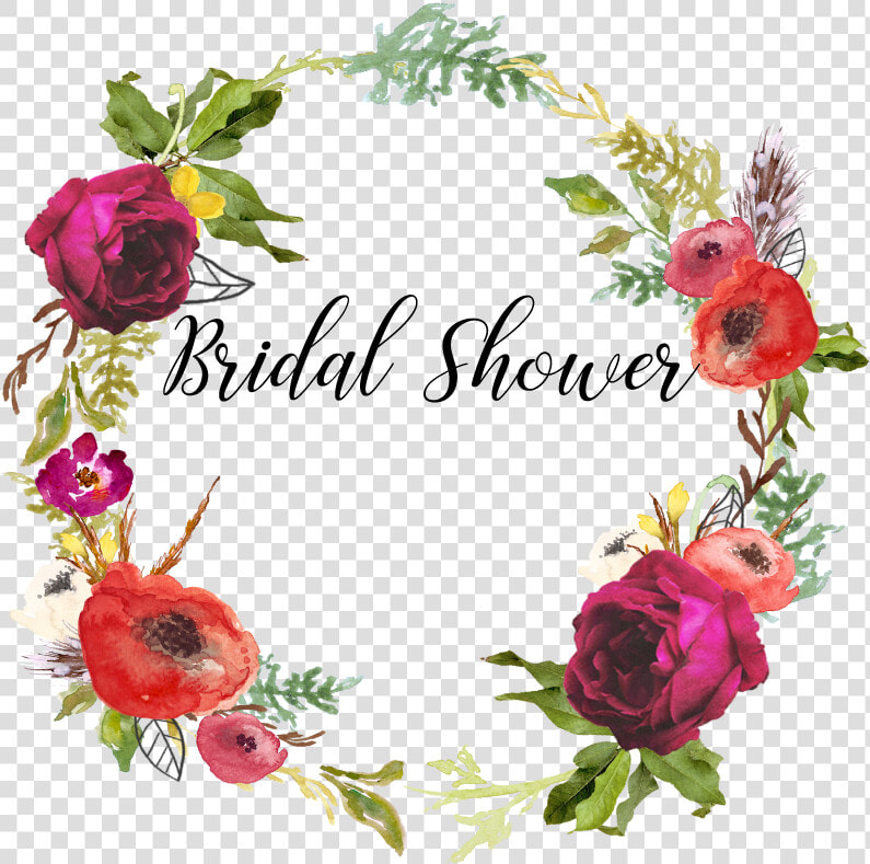 Transparent Bridal Shower Clip Art   Floral Bridal Shower Clipart  HD Png DownloadTransparent PNG