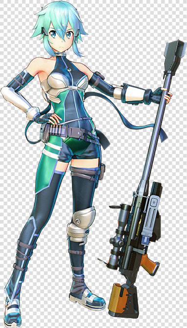 シノン   Sword Art Online Fatal Bullet Sinon  HD Png DownloadTransparent PNG