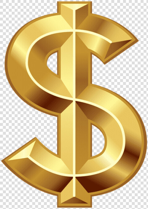 Transparent Money Sign Clipart   Gold Dollar Sign Transparent Background  HD Png DownloadTransparent PNG