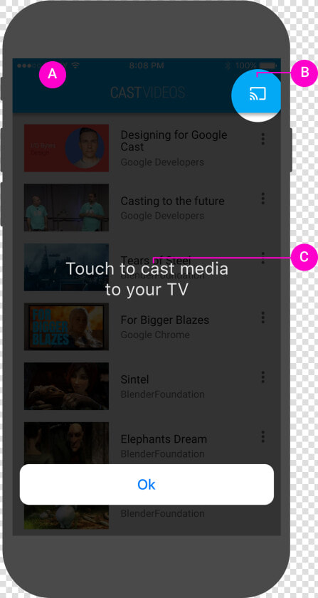 Casting Button On Iphone  HD Png DownloadTransparent PNG