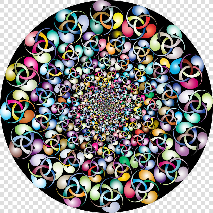 Triangle Triskell Vortex Prismatic With Background   Circle  HD Png DownloadTransparent PNG