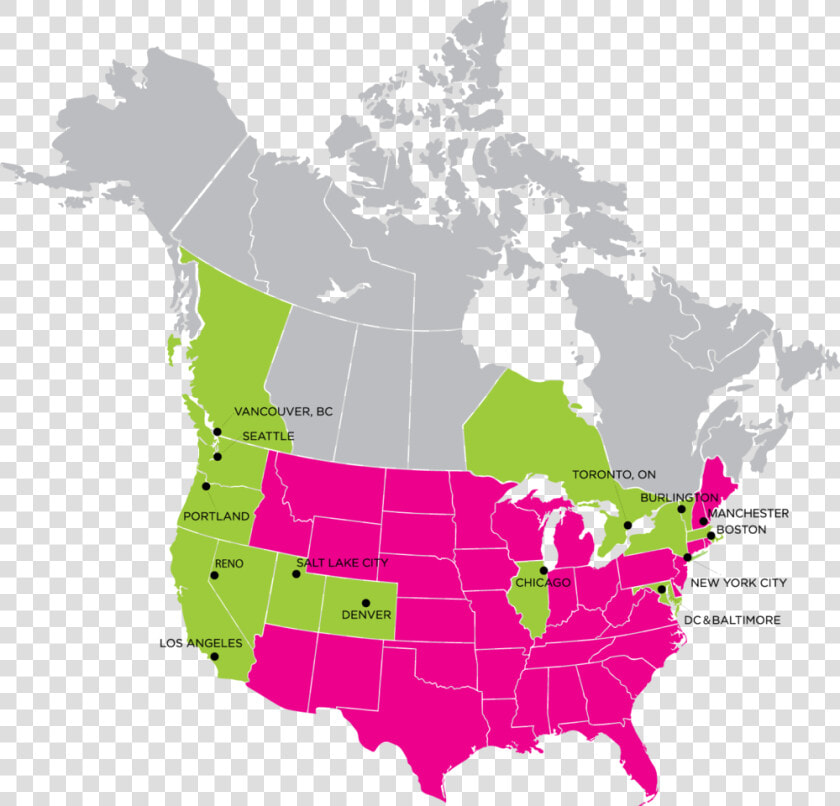 Chill Locations Fy20   Canada Map Clipart  HD Png DownloadTransparent PNG