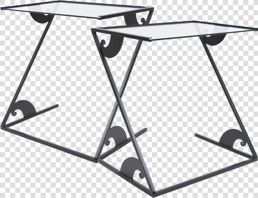 Glass Side Tables By Maroeska Metz  HD Png DownloadTransparent PNG