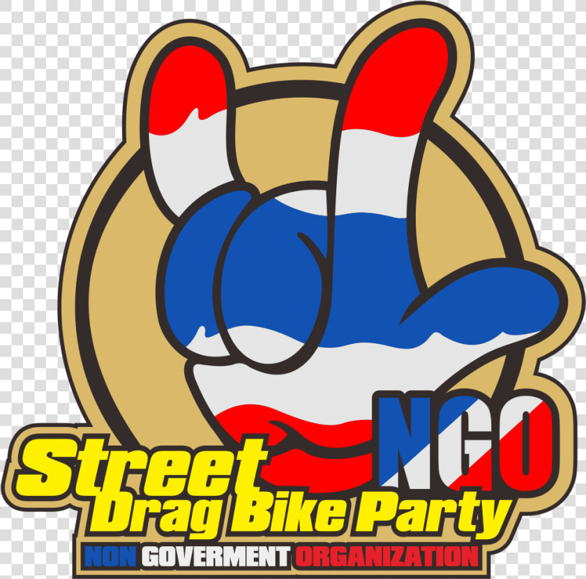 Logo Street Drag Bike Party Vector Cdr  amp  Png Hd   Ngo Thailand Logo Png  Transparent PngTransparent PNG