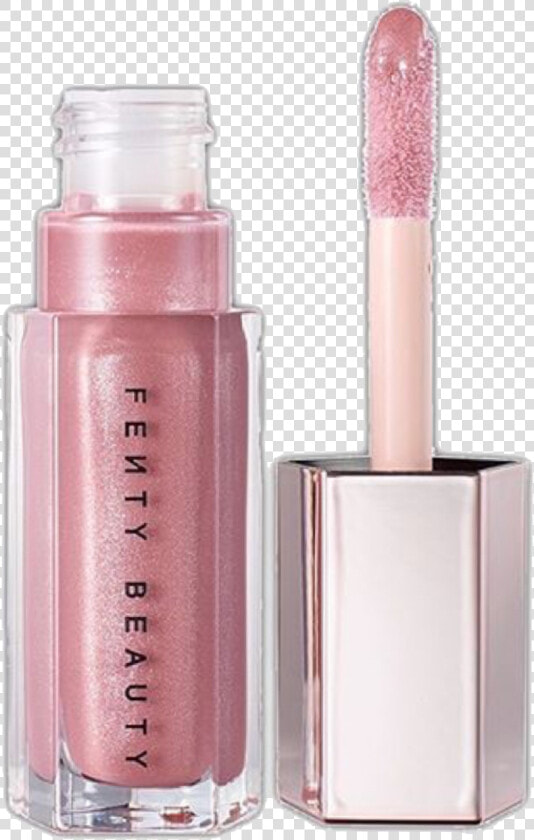  makeup  pink  fenty  beauty  shiny  lip  gloss  tube   Fenty Beauty Gloss Bomb  HD Png DownloadTransparent PNG