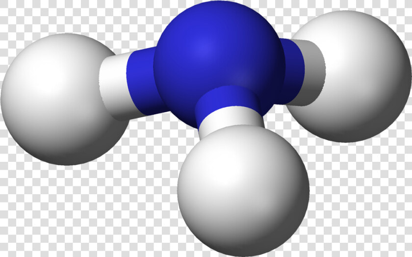 Ammonia 3d Balls   Ammonia Ball And Stick Model  HD Png DownloadTransparent PNG