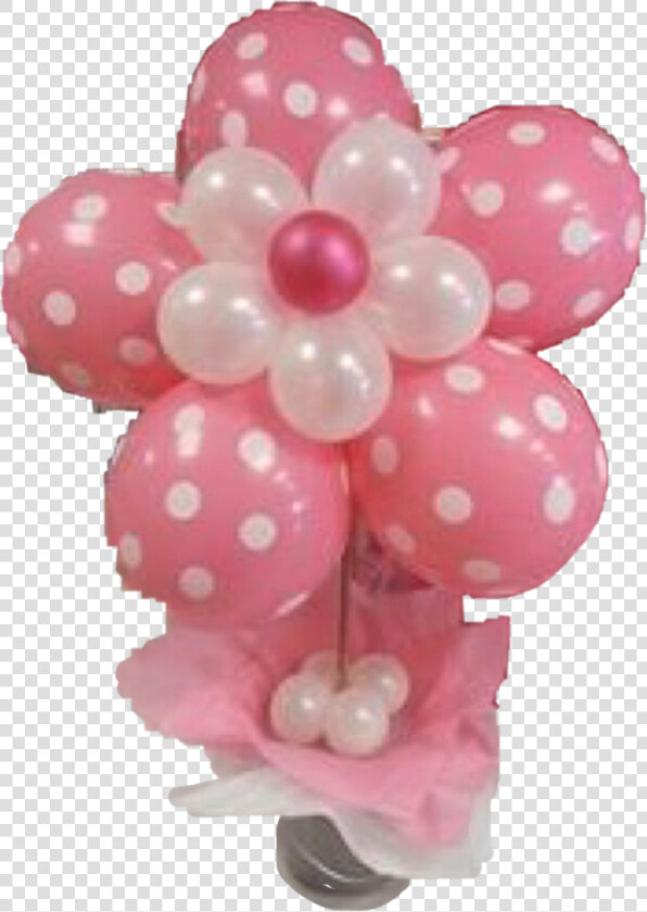  pink  white  balloons  bouquet  flower  freetoedit  HD Png DownloadTransparent PNG