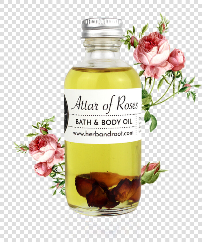 Attar Of Roses Bath  amp  Body Oil   Attar Base Olive Oil  HD Png DownloadTransparent PNG