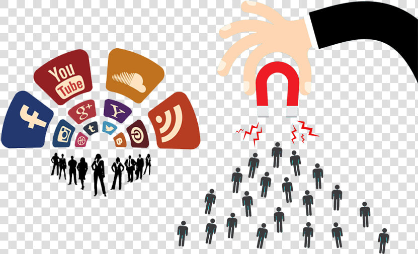 Get More Clients   Png Download   Social Media Increase Your Visibility  Transparent PngTransparent PNG