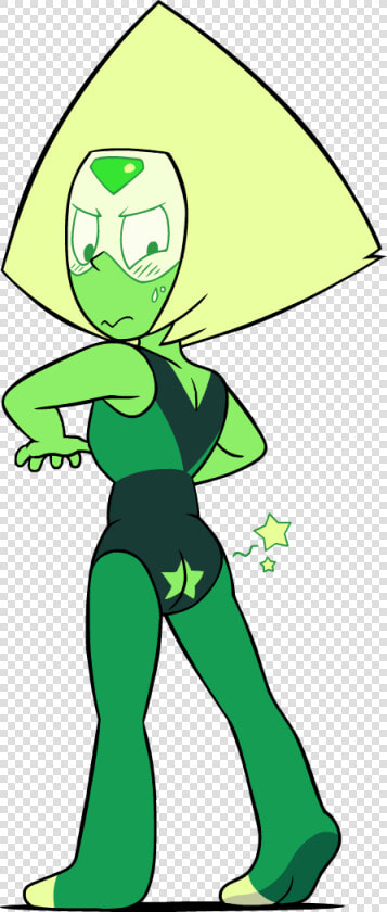 Green Leaf Fictional Character Cartoon Clip Art Standing   Steven Universe Peridot Star  HD Png DownloadTransparent PNG