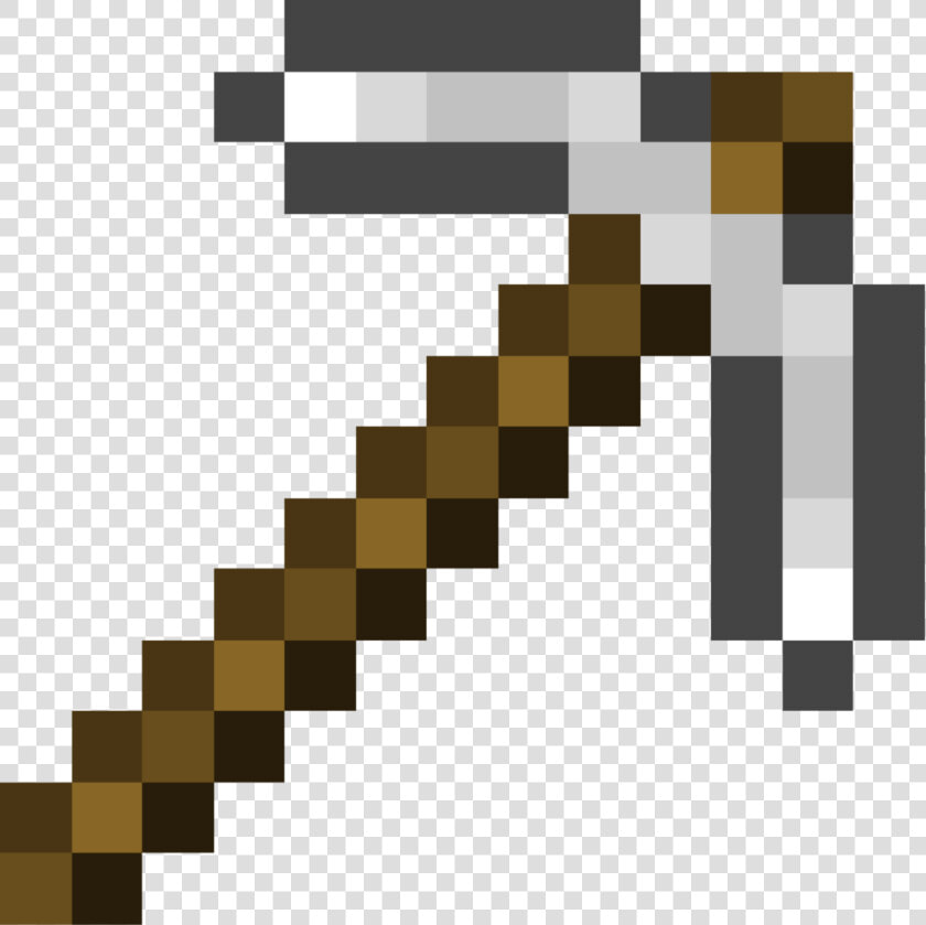 Minecraft Iron Sword Png   Minecraft Pickaxe  Transparent PngTransparent PNG