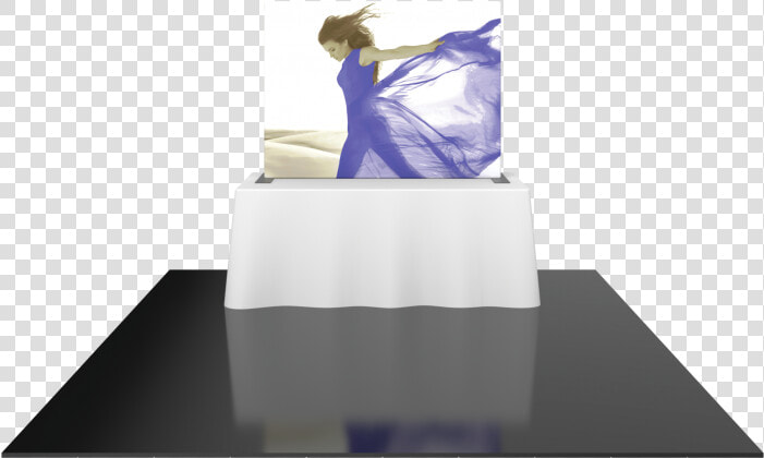 6ft Formulate Tt1 Straight Table Top Display With Fabric   Girl  HD Png DownloadTransparent PNG