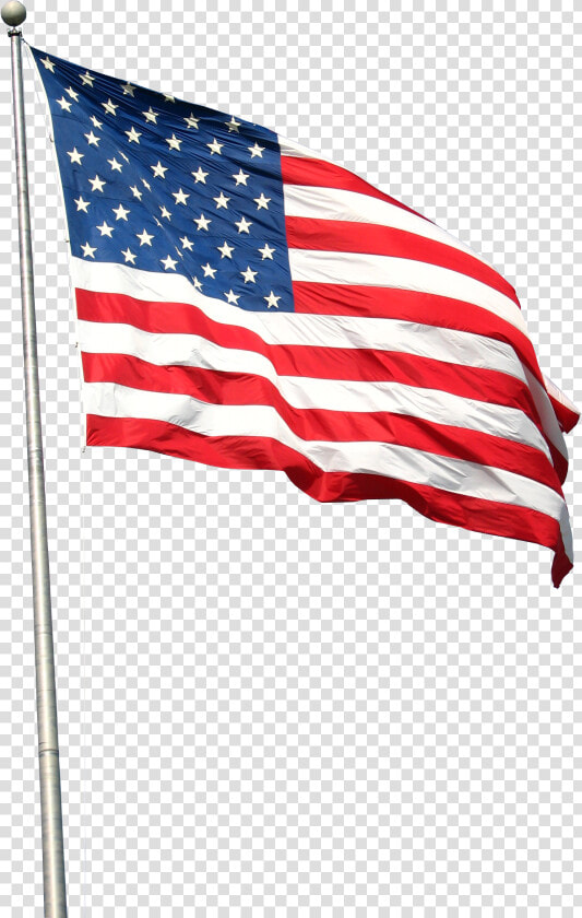 Usa Flag Png With Transparent Background   American Flag On Pole Png  Png DownloadTransparent PNG