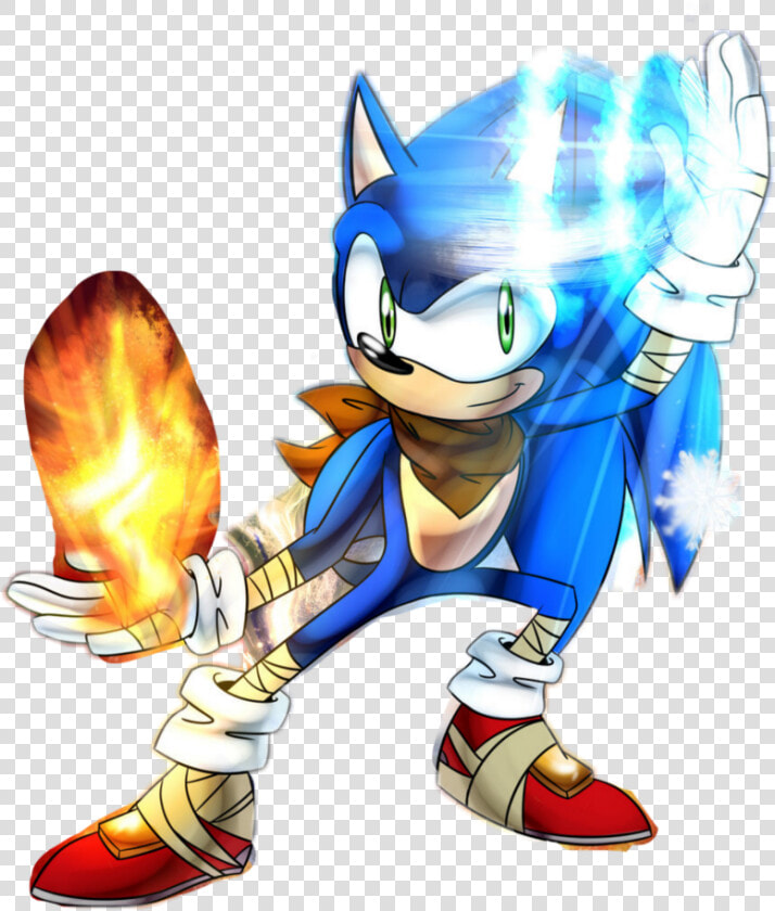  sonicthehedgehog  sonicthehedgehogboom  sonicboom   Sonic Boom Sonic Ice And Fire  HD Png DownloadTransparent PNG