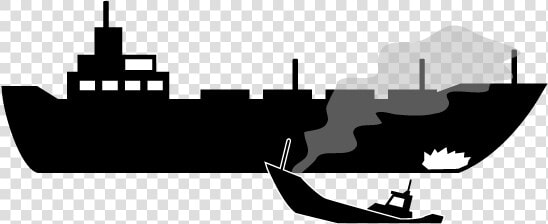 Boat Collision Silhouette  HD Png DownloadTransparent PNG