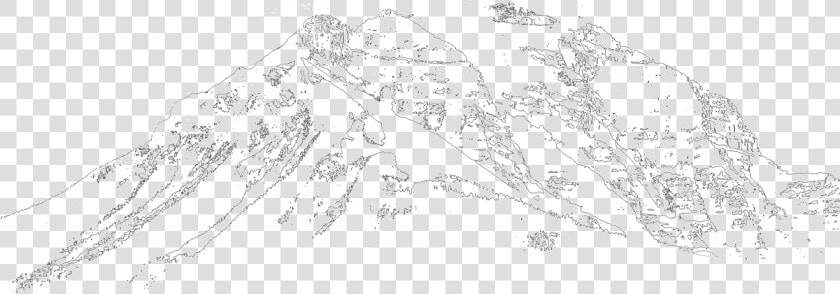 Mountain Outline At Getdrawings Image   Map  HD Png DownloadTransparent PNG