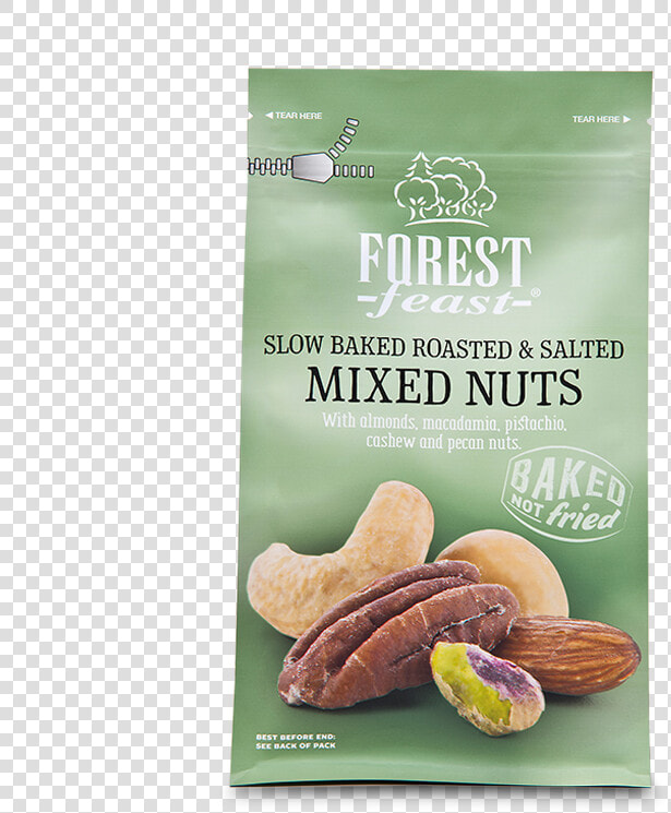 Slow Baked Roasted  amp  Salted Mixed Nuts   Forest Feast  HD Png DownloadTransparent PNG