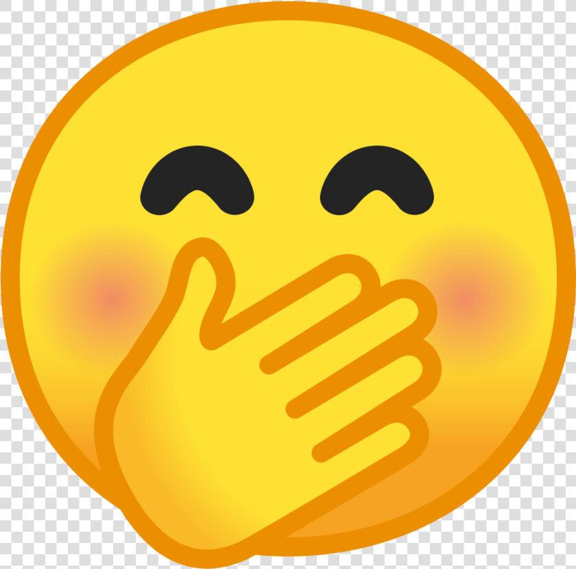 Face With Hand Over Mouth Icon   Face With Hand Over Mouth Emoji  HD Png DownloadTransparent PNG