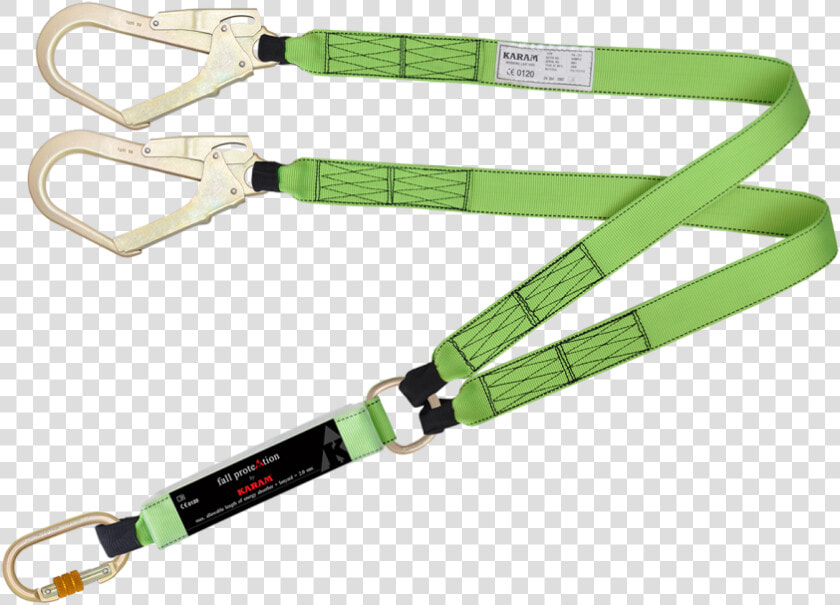 Karam Safety Harness With Double Lanyard   Png Download   Double Lanyard Safety Belt  Transparent PngTransparent PNG