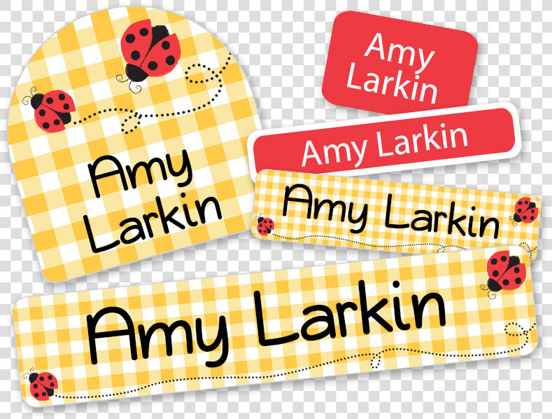 Personalized Ladybug Labels For School  HD Png DownloadTransparent PNG