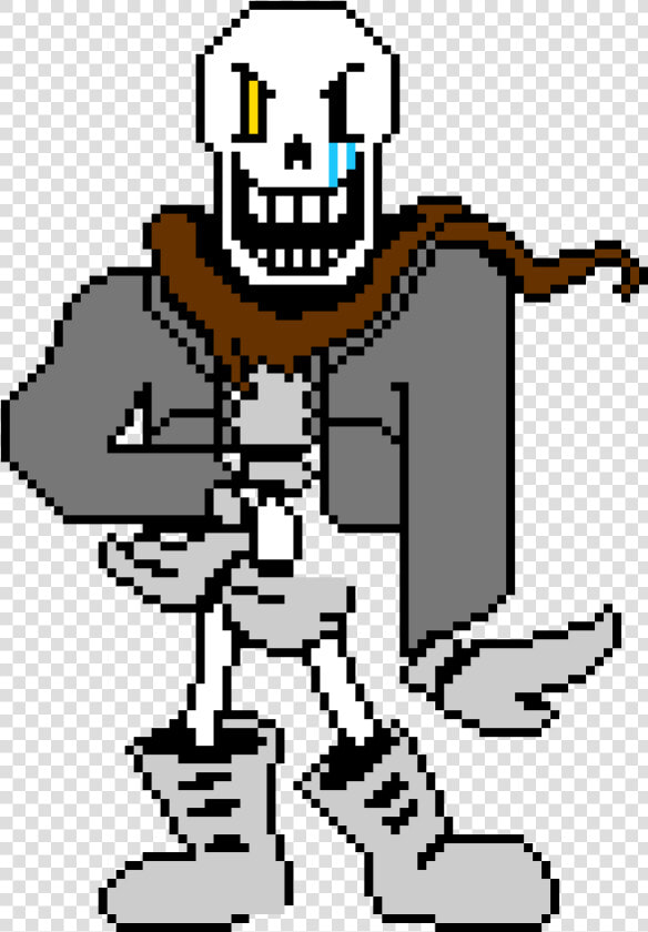 Undertale Au Fanon Wiki   Transparent Undertale Papyrus Sprite  HD Png DownloadTransparent PNG