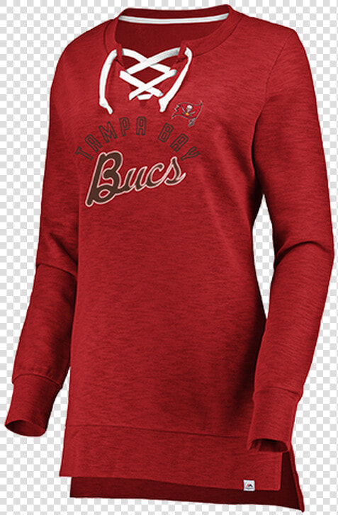 Women S Tampa Bay Buccaneers Hyper Lace L s Tee  HD Png DownloadTransparent PNG