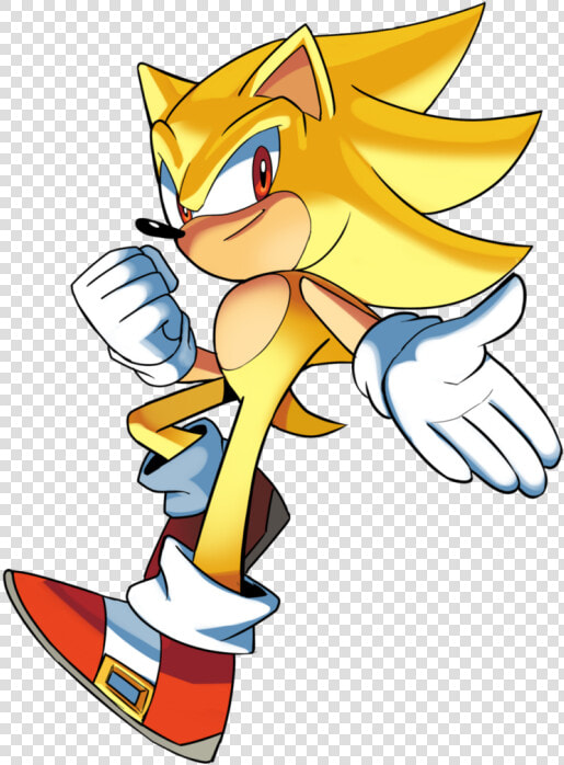 No Caption Provided   Super Sonic Sonic Archie  HD Png DownloadTransparent PNG