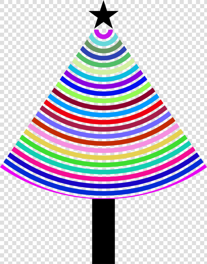 This Free Icons Png Design Of Prismatic Abstract Christmas   Colorful Christmas Tree Clip Art  Transparent PngTransparent PNG