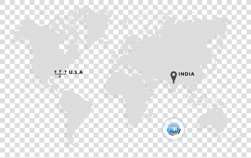 World Map Pointing Itdl Offices   World Map  HD Png DownloadTransparent PNG