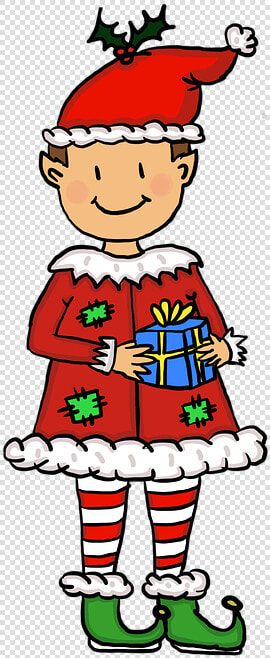 Christmas  Royalty Free  Elf  Free Illustrations  Christmas   Cartoon  HD Png DownloadTransparent PNG