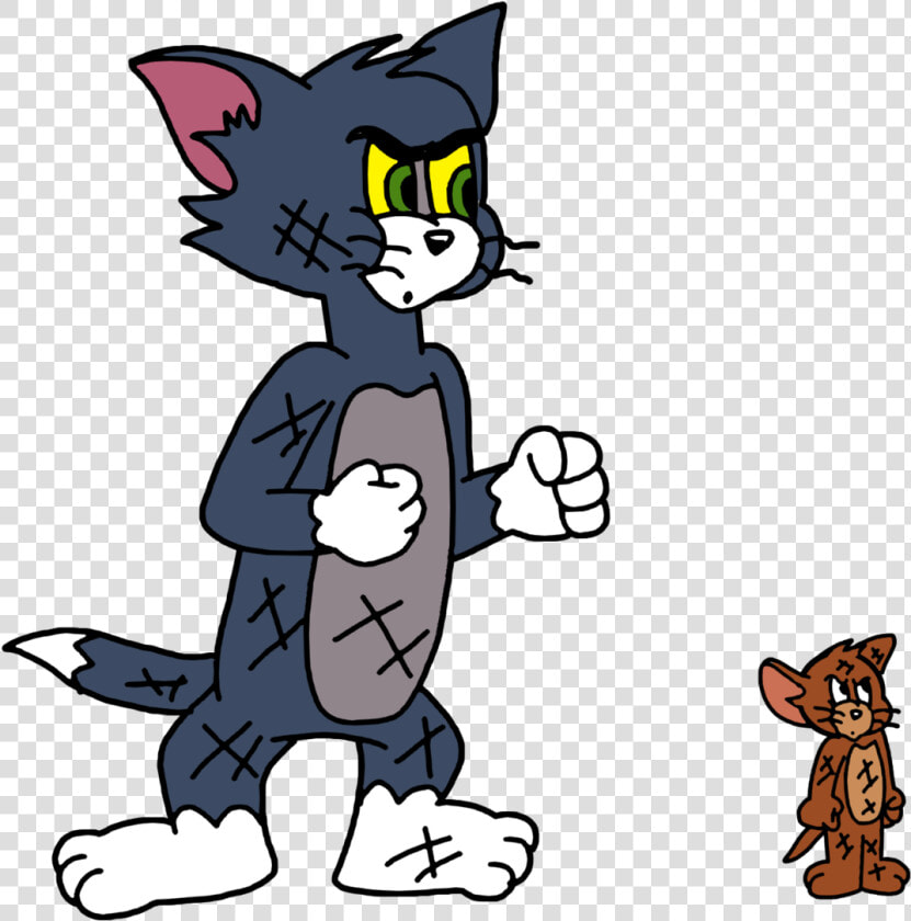 Tom Cat Jerry Mouse Clint Clobber Tom And Jerry Cartoon   Tom And Jerry Drawing Easy  HD Png DownloadTransparent PNG