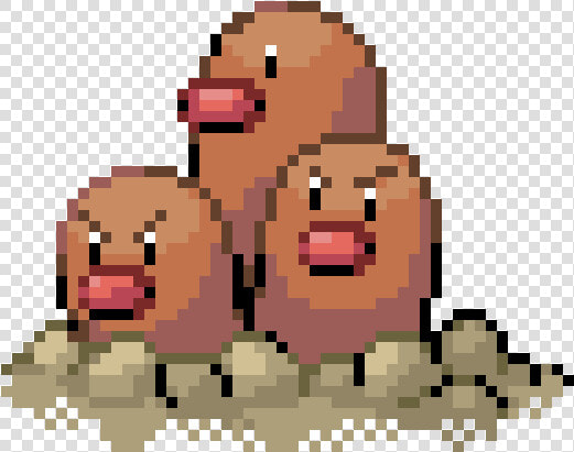 Dugtrio Pixel Art  HD Png DownloadTransparent PNG