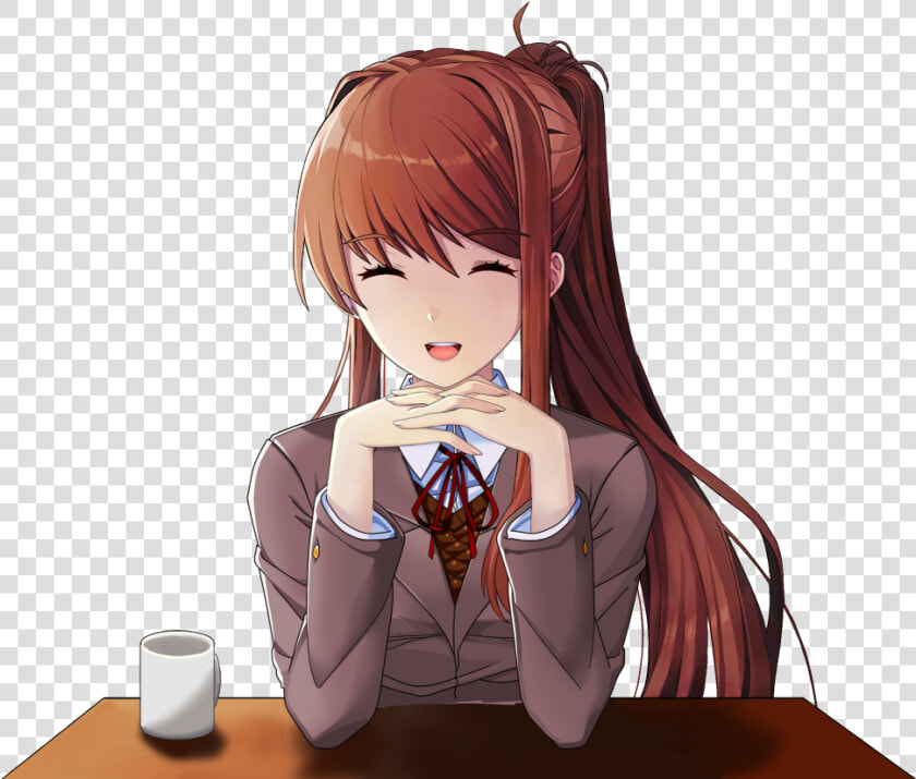 Emptymug   Monika After Story Sprites  HD Png DownloadTransparent PNG