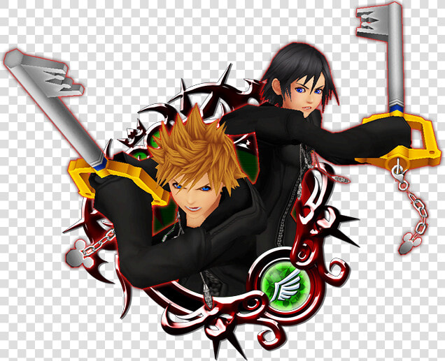 Roxas  amp  Xion   Stained Glass 6 Khux  HD Png DownloadTransparent PNG