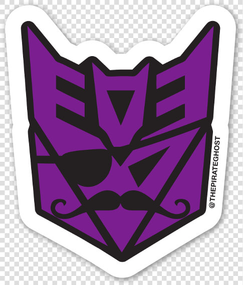 Pirateghost Decepticon Sticker   Emblem  HD Png DownloadTransparent PNG