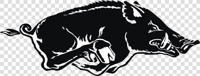 Arkansas Razorbacks Logo Black And White  HD Png DownloadTransparent PNG