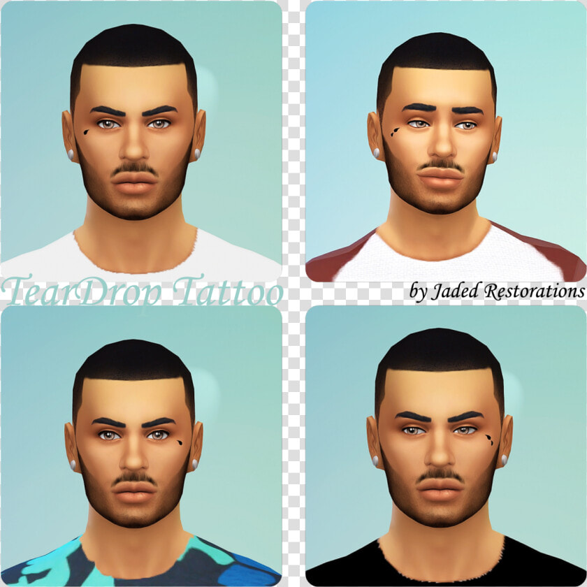 As Pictured  A Tear Drop Tattoo Found Under  skin Detail  1   Sims 4 Tears Tattoo  HD Png DownloadTransparent PNG