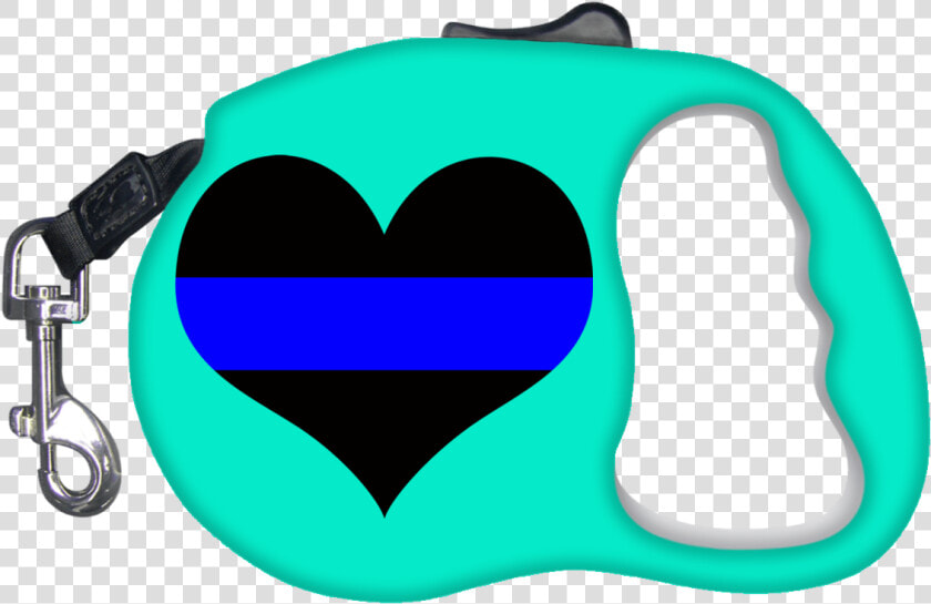 Thin Blue Line Heart Dog Leash Class   Leash  HD Png DownloadTransparent PNG