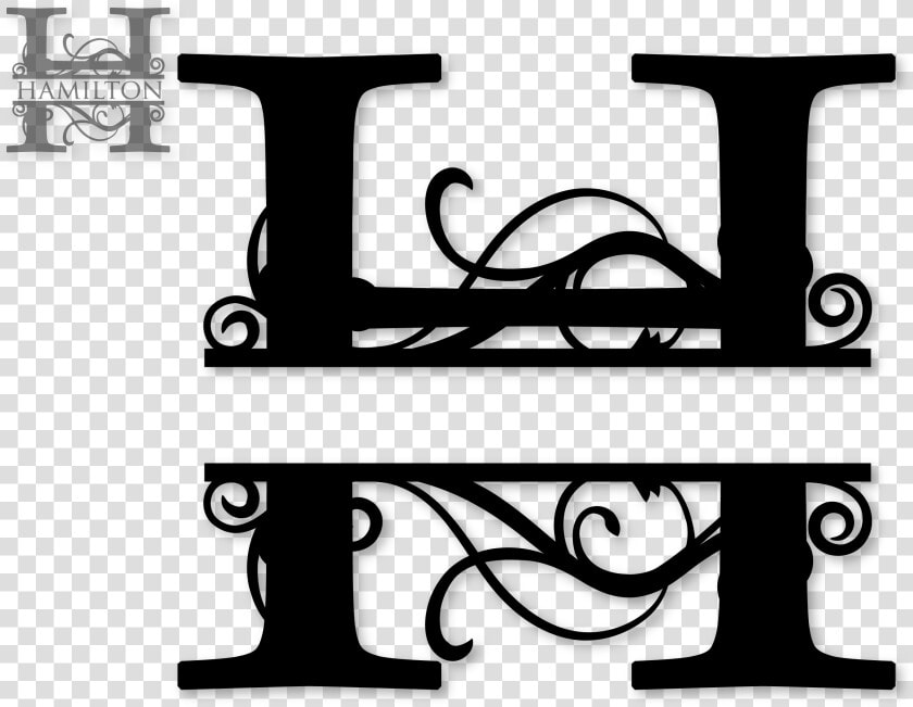 Monogram H   Split Monogram Font O  HD Png DownloadTransparent PNG