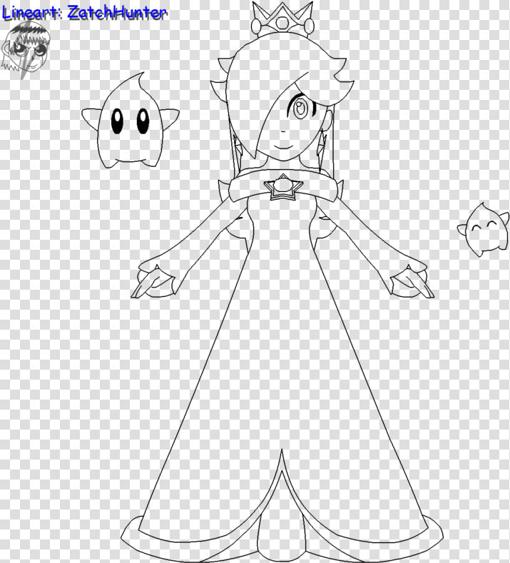 Rosalina Coloring Pages To Print   Coloring Pages Of Rosalina  HD Png DownloadTransparent PNG