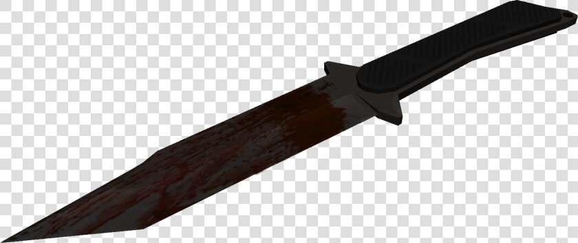 Bloody Combat Knife Render Mw2   Kershaw Camp 14  HD Png DownloadTransparent PNG