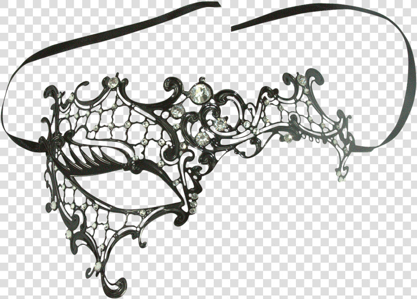 Black Filigree Masquerade Mask   Dark Red Masquerade Masks  HD Png DownloadTransparent PNG