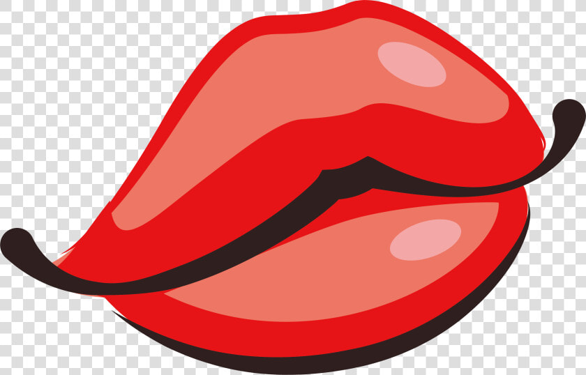 Kiss Cartoon Clip Art   Transparent Background Cartoon Lip Png  Png DownloadTransparent PNG