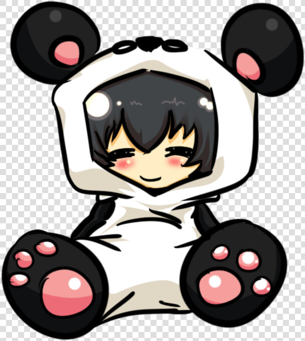  mq  girl  panda  kawaii  chibi   Panda Chibi Png  Transparent PngTransparent PNG